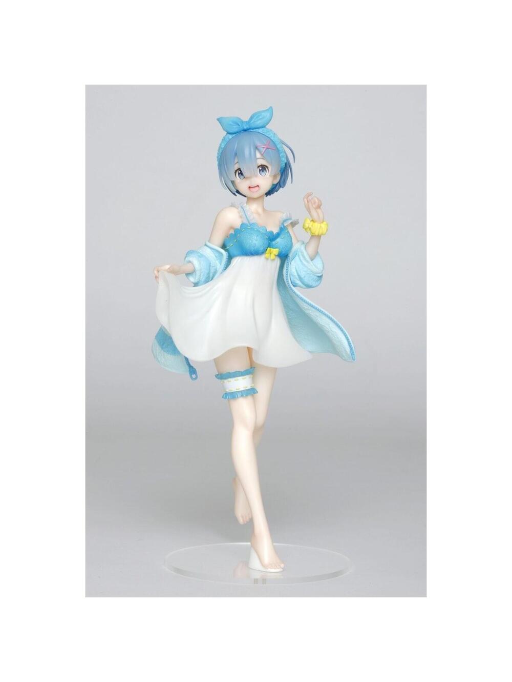 Taito Rem Figure Re:Zero Room Wear Blue New Anime Statue Precious Figure US Sell